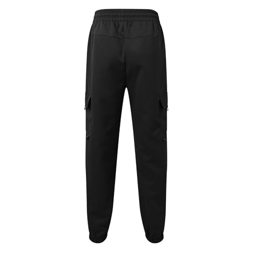 Men's Stretch Cargo Joggers Pants Elastic Waist Slim Fit Lightweight Athletic Workout Trousers with Pockets4