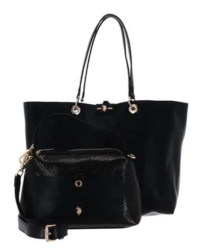 Sac réversible U.S. POLO ASSN. Axtell en noir et python