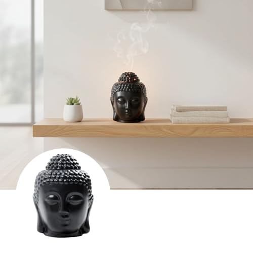 Difusor aromático eléctrico cerámico Buddha Head miniatura 5