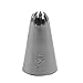 Ateco #854 Deep Closed Star Pastry Tip - Stainless Steel