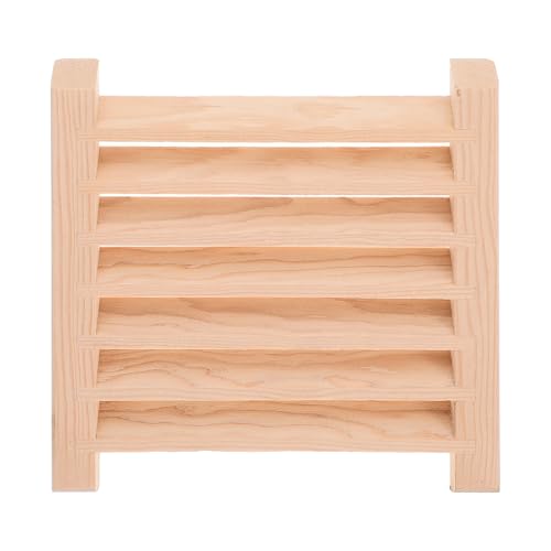 Circulation d'air efficace sauna grille bois contre humidité - 2