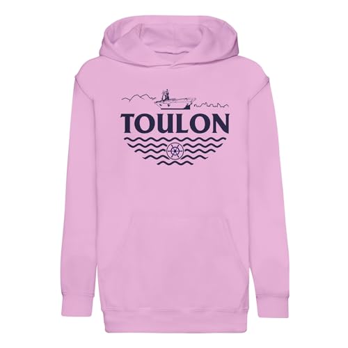 Sweat à capuche enfant Toulon Minimalist en coton premium pour fille et garçon
