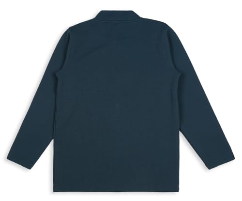 Image of Boys Full Sleeves Solid Jacket and T-Shirt