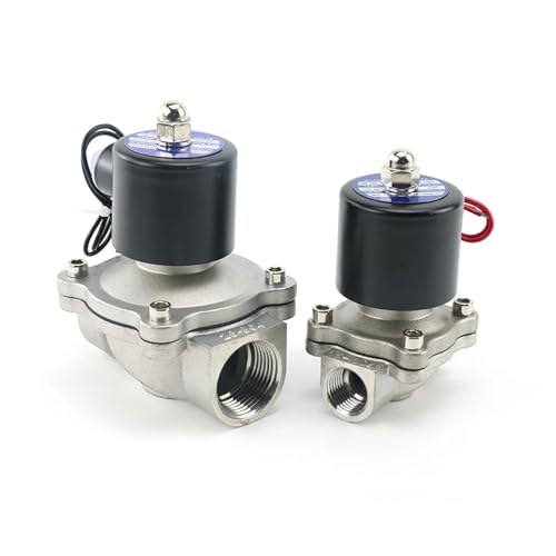 Électrovanne DN25 en acier inoxydable fermée pour stopper les fuites d'eau DC12V