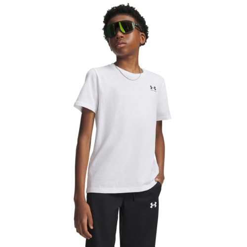 Image of Under Armour Boys' Sportstyle Left Chest Short Sleeve T-shirt (Big Kid)