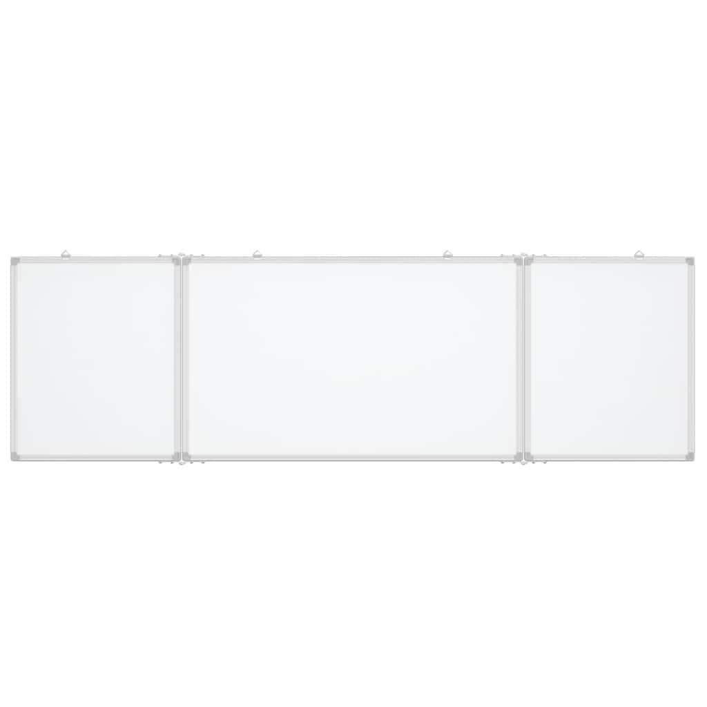 Lavagna Magnetica Pieghevole 200x60x1,7 cm in Alluminio,Forniture per ufficio,Forniture per presentazioni,Pannelli di visualizzazione-4005369