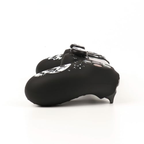 Image of RALAN Skull HeadDesign Controller Skin Cover with 2 Thumb Grips Compatible with PS4 /Playstation 4 Slim /Pro Controller