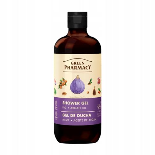 Gel de Ducha Higo y Aceite de Argán - Green Pharmacy - 500ml - Aporta Frescura y Bienestar.