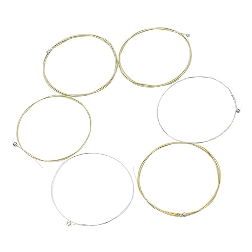 ERINGOGO Folk Guitar Strings 6 Pack Phosphor Bronze Acoustic Guitar Strings for Professional Performance