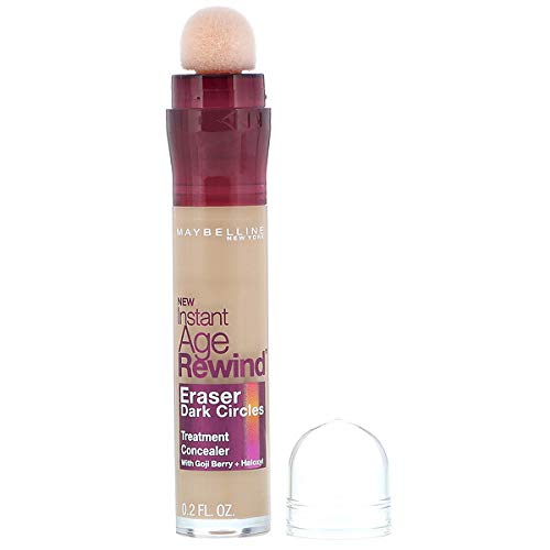 Maybelline Instant Age Rewind Eraser Dark Circles Treatment Concealer, Medium .2 oz (Pack of 3)