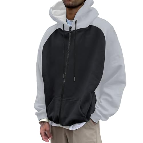 Sweat à capuche homme look automne-hiver idéal pour les sorties