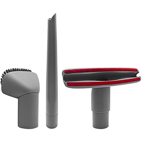 3 Pack Crevice Tool, Dust Brush and Upholstery Tool Attachment Compatible with Shark Navigator Lift-Away Vacuum Cleaner Models NV350, NV351, NV352, NV355, NV356E, NV357, NV360, NV370, UV440 Cover