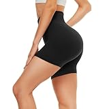 radlerhosen damen gepolstert Elastisch: Damen shorts high waist haben gute Elastizität und passform. Der weiche breite Bund komprimiert den Bauch nicht. Das Hosenbeine sie nicht leicht aufgerollt werden.
