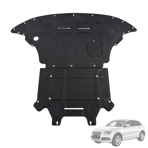 Promrmr Engine Splash Shield with Transmission Guard for Audi Q5 2009-2017 / SQ5 2014-2017-Heavy-Duty PVC Skid Plate for Radiator Engine & Transmission - w/Extended Cover, Service Holes & Vent Design by Promrmr - Used condition - US$119.34