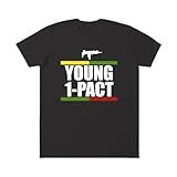 t shirt street art 👕 T-SHIRT STREETWEAR URBAIN HOMME : Design “Young 1-Pact” inspiré de la culture urbaine, rap et street, avec un visuel fort et assumé.