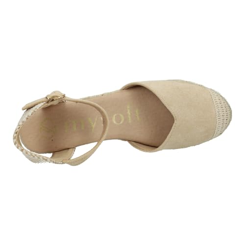 Espadrilles femme confort platine pour des soirées d'été - 5