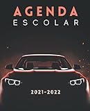  Agenda Escolar 2021-2022 Coche Deportivo: Planificador semanal para niñas y niños  1 semana en 2 páginas  Agenda 2021 2022 semana vista  Material ... estudiante  Portada automóvil de lujo