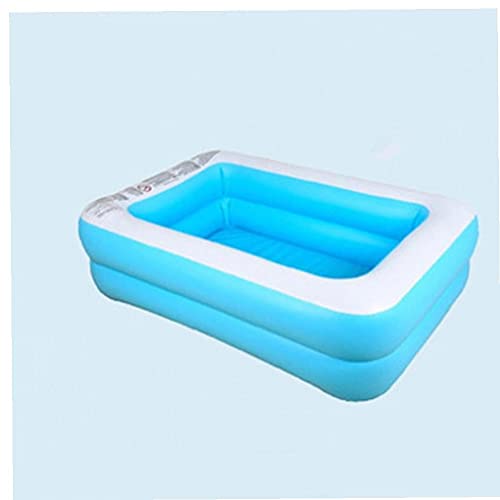 NIDONE 1 st Kids Volwassen Outdoor Achtertuin Zomer Ininflatable Pool Pvc Water Fun Ininflatable Pool (blauw en wit) - Image 7
