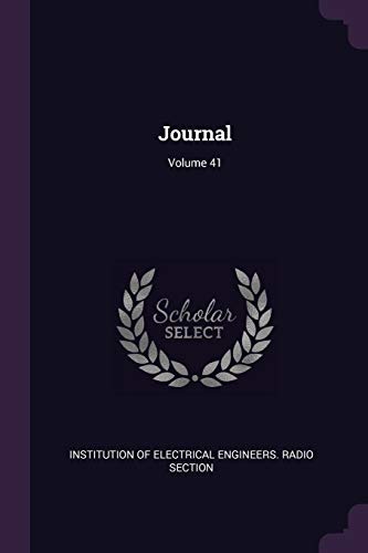 Journal; Volume 41