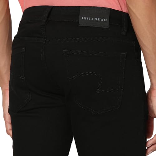 Image of Spykar Men's Slim Fit Low Rise Casual Jeans