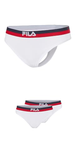 FILA Underwear Femme Lot de 2 Soft - Culottes Élastiques Anti-Frottement