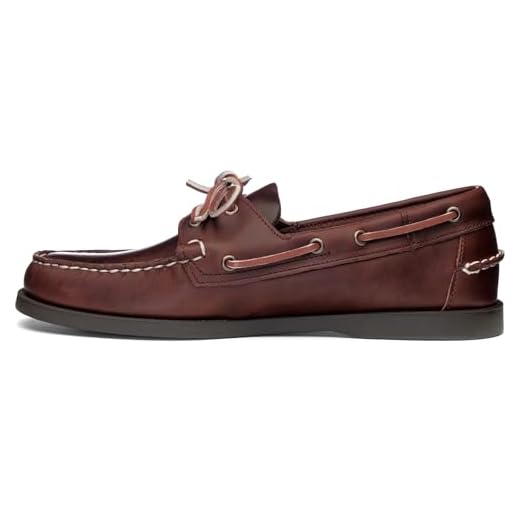 Sebago Docksides Portland Waxed Náuticos, Hombre, Marrón (Brown-Gum), 42 EU