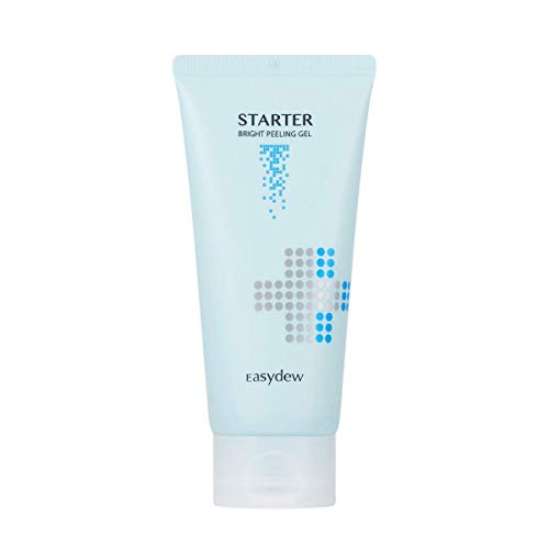 Easydew Starter Bright Peeling Gel 4.06 fl oz - Soothing & Moisturizing Wash Off Face Exfoliant with LHA, Cellulose, and Panthenol I Korean Skincare for Blackheads, Large Pores, and Sensitive Skin