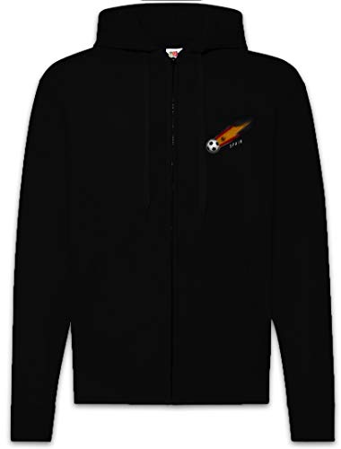 Sweat à capuche zippé pour homme motif Espagne Football Comet I Urban Backwoods