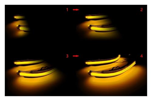 Intermitentes LED dinámicos Audi A4 B9 y A5 luz de giro retrovisor 4