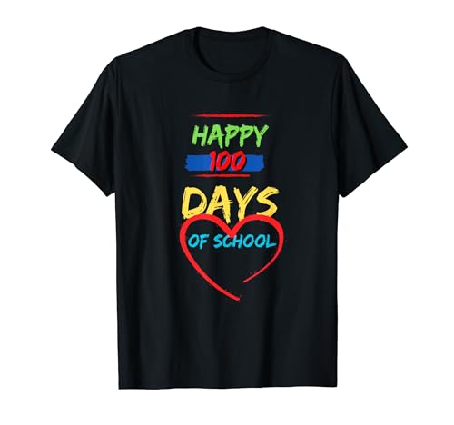 Divertidos y felices 100 días de escuela Camiseta