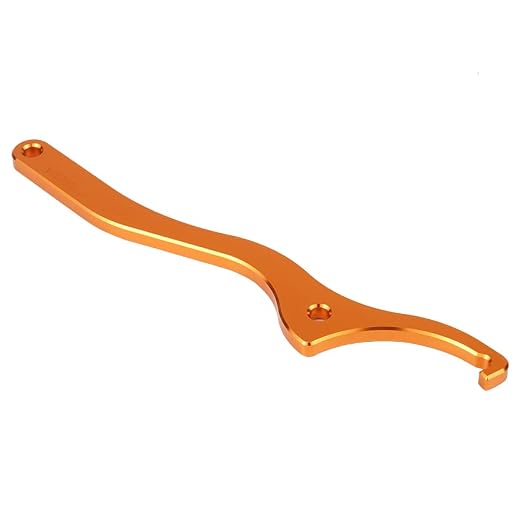 NICECNC Orange Shock Spanner Wrench WP Tool Compatible with KTM 125-500 All Enduro models 2017-2022,125-450 SX/SXF/XC/XCF 2016-2022,Husqvana 125-501 TE/FE/TC/FC/TX/FX models 2017-2022,See Fitment
