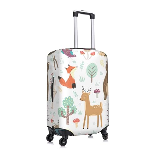 Animals Print Luggage Suitcase Cover Protector Luggage Washable Covers With Concealed Zipper3