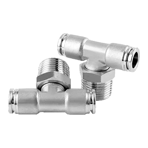 1PCS 304 stainless steel pneumatic quick connector trachea hose,PB,12-02