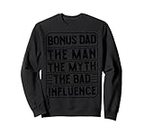 Photo Gallery bonus vintage dad the man the myth the bad influence retro felpa Photo Gallery bonus vintage dad the man the myth the bad influence retro felpa
