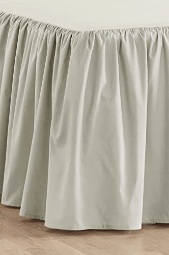 Jotex Zack Volant-Betthusse 60 cm ‒ Bioqualität, Beige, 140x200 cm