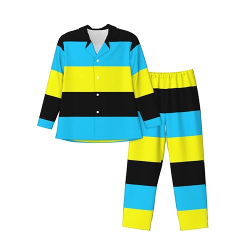 Pyjama classique léger et doux imprimé Burongan pour homme et femme exigeant
