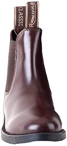 Botas de equitación para niños Rhinegold de piel con diseño clásico
