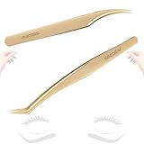 (T02+T04) 2 Stück Kombinationen, SEEDEW Pinzette Wimpernverlängerung