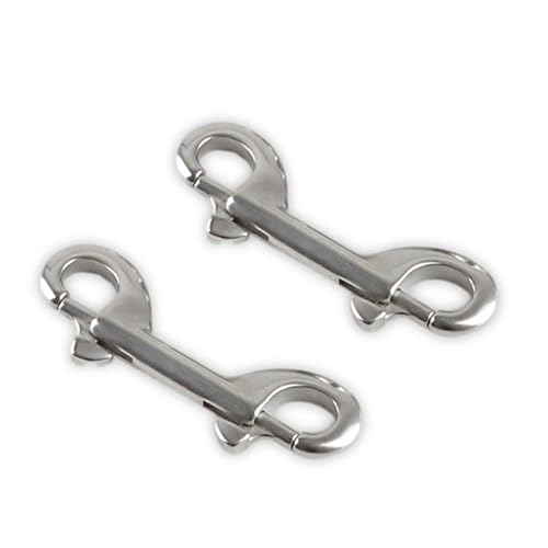 Aiskay 2 Pack Marine Grade Double Ended Bolt Snap Diving