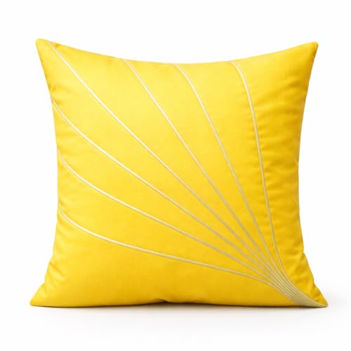 Image of LOFEY Dupion Silk Cushion Cover, 16 x 16 Inch (40 x 40 cm), Decorative Sofa Pillow Cover, Zipper Closure (5, Multicolored)