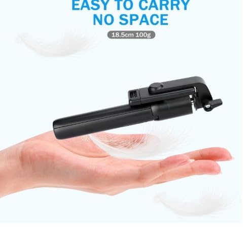Image of Crystal World Aluminum Selfie Stick Tripod Stand, 71-Inch Extendable, 360 Rotation, Ball Head, Silver, with 1 /4 inch Screw Mount for Camera and GoPro