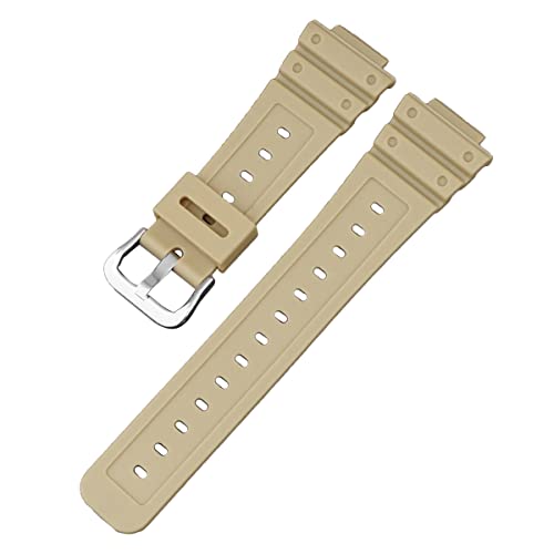 BBZ Correa de Goma Suave y Colorida para Hombre, Pulsera de Resina de liberación rápida, Accesorios compatibles con Casio G Shock GA 2100 2110 Series