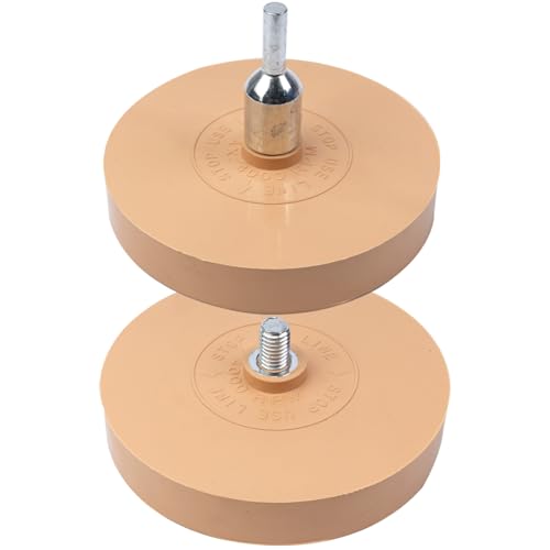 Hsthe Sea 2 Autolackreiniger mit Bohradapter zum effektiven Entfernen von klebrigen Klebstoffen, Grafiken, Nadelstreifen und Aufklebern von Autooberflächen, 88 mm/3,5 Zoll