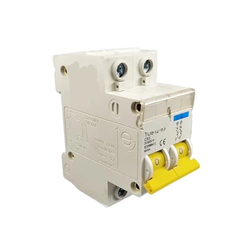 Disjoncteur bipolaire 2P 20A courbe C résolvant les pannes électriques de 600 V