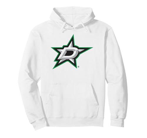 Dallas Stars Icon White Officially Licensed Pullover Hoodie