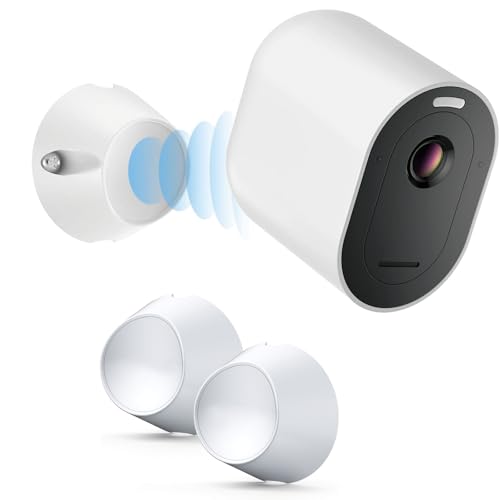 Magnetic Wall Mounts Compatible with Arlo Pro 5S 2K, Pro 4, Pro 3, Ultra 2, and Ultra Cameras, Arlo Accessories, Easy to Install - White (2 Pack)