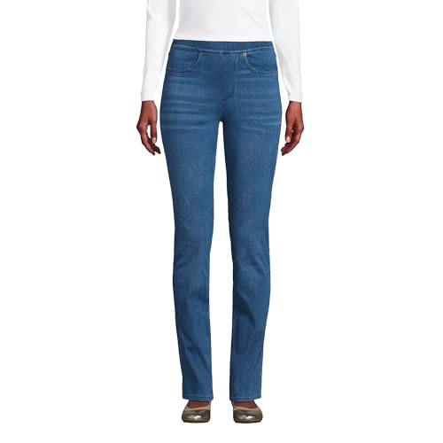 Lands' End Womens Starfish HR PO Knit Denim...