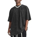 Men's Graphic Tees Funny Letter Print Vintage Oversize T Shirts Acid Wash Shirt Streetwear Rapper Casual Tee Top - Image 5