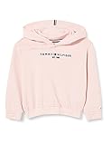 Tommy Hilfiger Mädchen Essential Hoodie Kapuzenpullover, Delicate Pink, 92