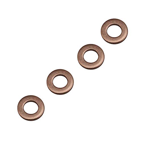 Arruela de cobre 4pcs do selo do injector de combustível para o trânsito MK7 de 2.2 2,4 3,2 2006